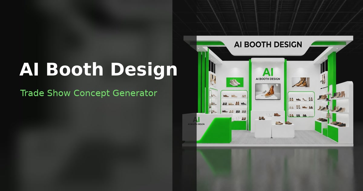 AI Booth Design — 官网预览图